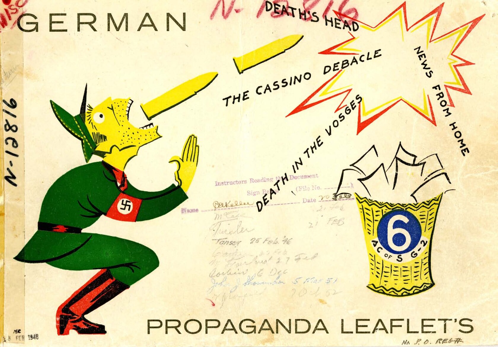NSDAP; German Propaganda Leaflets