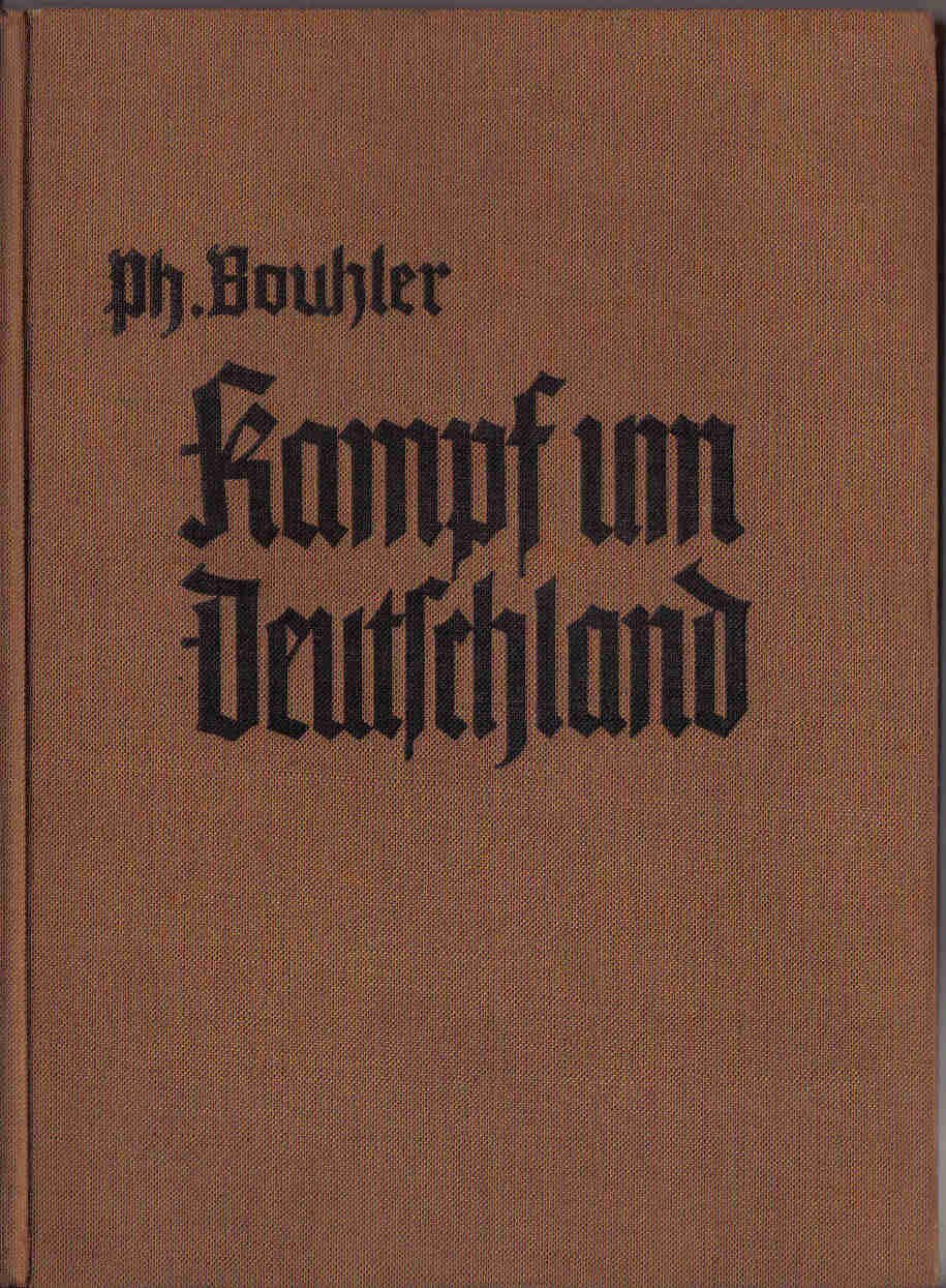 Kampf um Deutschland - Ein Lesebuch für die deutsche Jugend (1939, 58 Doppels., Scan, Fraktur)