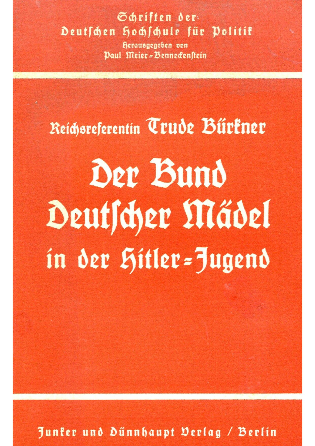 Der Bund Deutscher Mädel in der Hitler-Jugend
