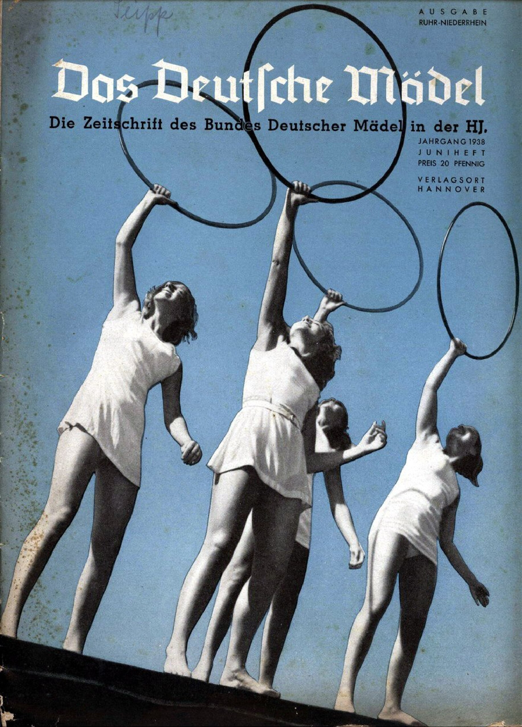 Das Deutsche Mädel - 1938 Juni (40 S., Scan, Fraktur)