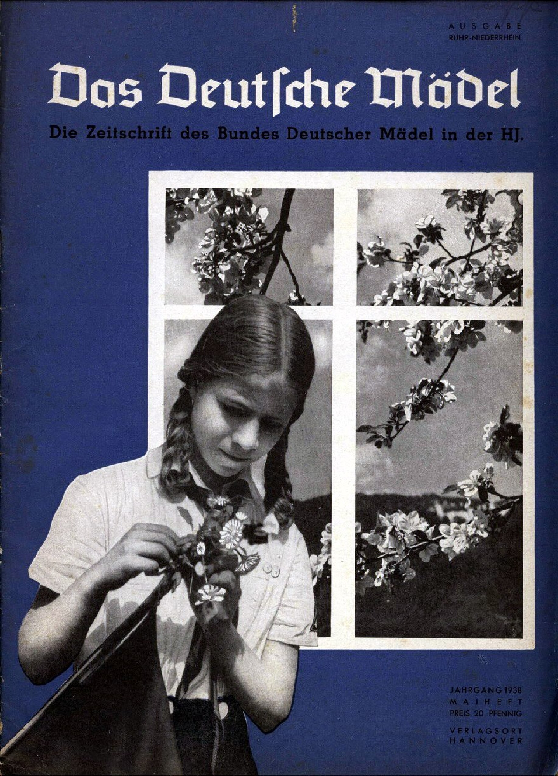 Das Deutsche Mädel - 1938 Mai (40 S., Scan, Fraktur)