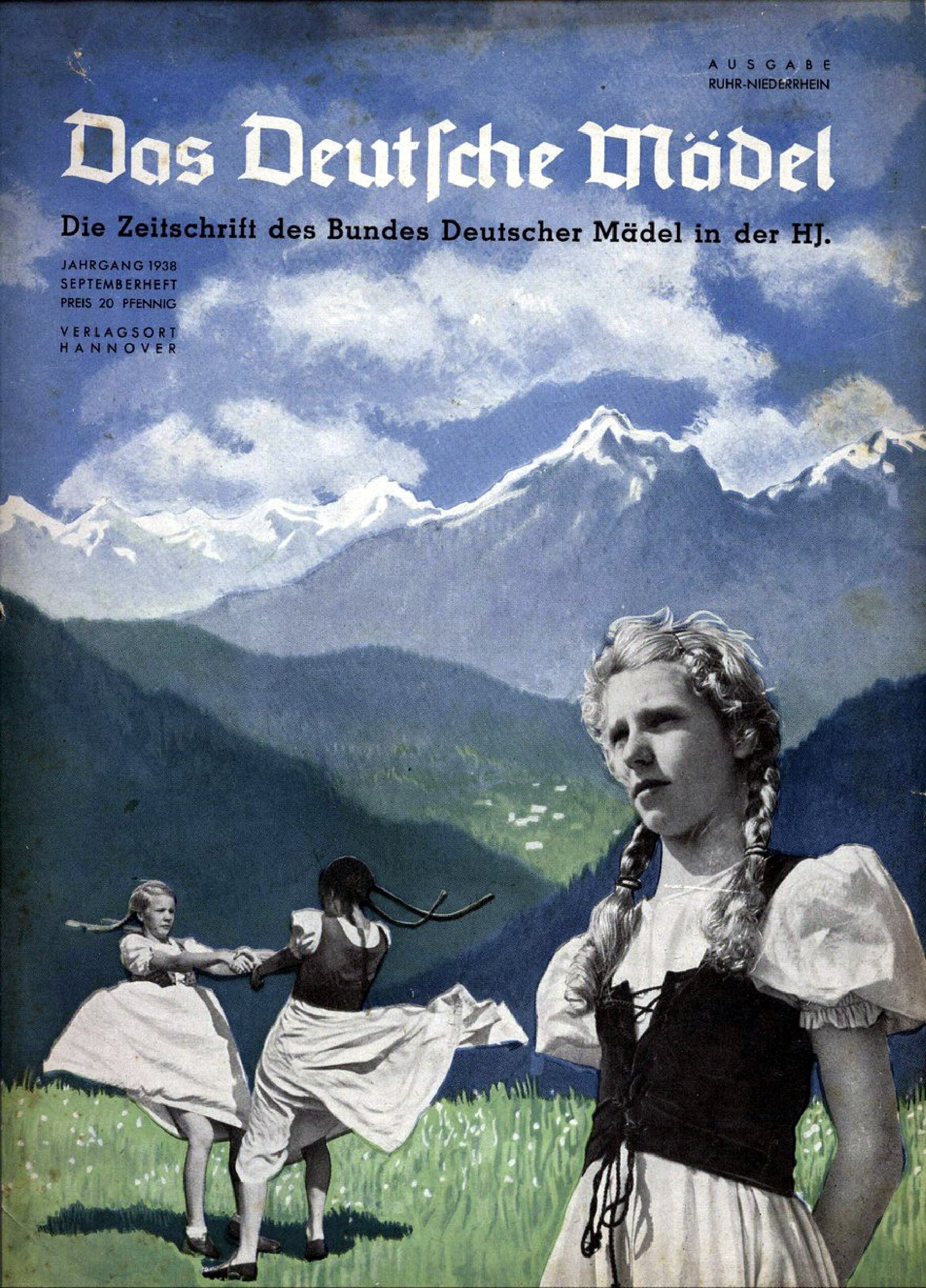 Das Deutsche Mädel - 1938 September (39 S., Scan, Fraktur)